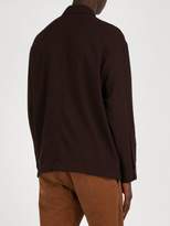 Thumbnail for your product : Lemaire Patch Pocket Wool Overshirt - Mens - Brown