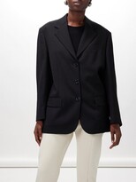 Thumbnail for your product : Acne Studios Juylie Single-breasted Canvas Suit Jacket