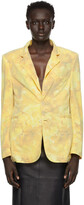 Thumbnail for your product : Kwaidan Editions Yellow 6 Layer Jersey Blazer