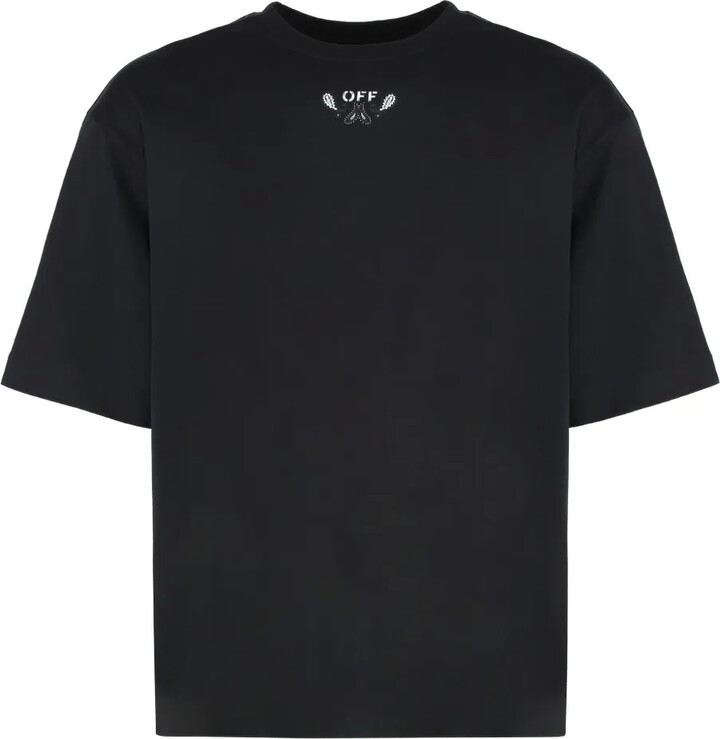 Off-White Washed Est 13 Skate T-Shirt in Black - ShopStyle