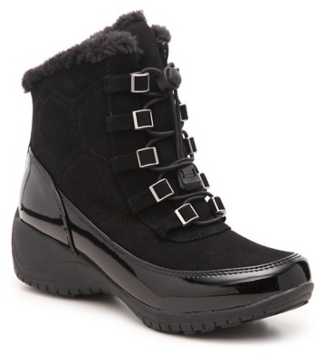 khombu boots shearling trim boot