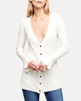Thumbnail for your product : L'Agence Lucas Ribbed Long Cardigan