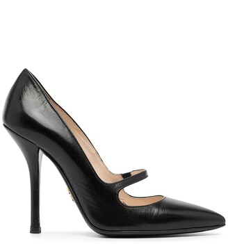 Prada Pre-Owned Strap Detail Pointed Pumps