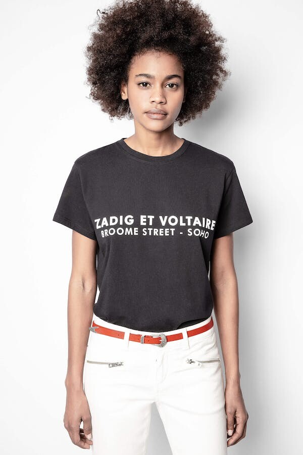 Zadig & Voltaire Zoe ZV Address T-shirt - ShopStyle