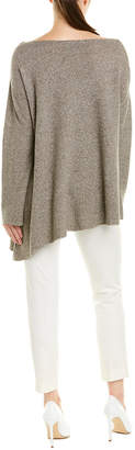 Lafayette 148 New York Asymmetric Linen-Blend Sweater