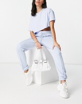 Thumbnail for your product : Hunkemoller POP eco lounge trackies in dusty blue