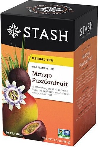 Stash Tea StashTeaMangoPassionfruitHerbalTeaBagsCaseof6/20Bags
