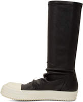 Thumbnail for your product : Rick Owens Black and White Sock Sneakers