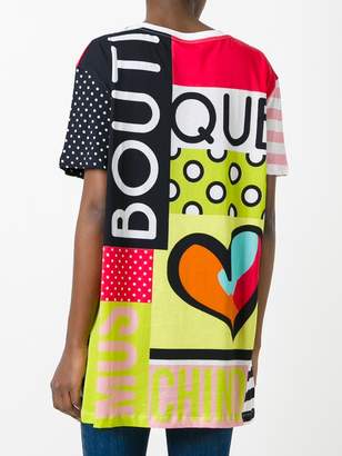 Moschino Boutique multi-print oversized T-shirt