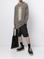 Thumbnail for your product : Rick Owens Graphic Print Drawstring Hoodie