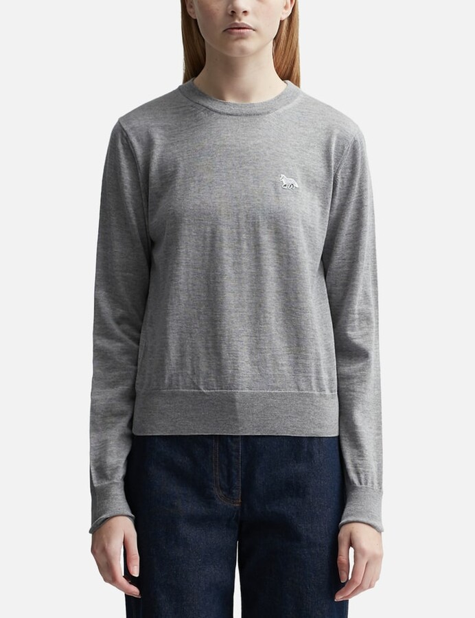 MAISON KITSUNÉ Baby Fox Patch Regular Jumper