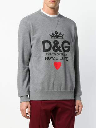 Dolce & Gabbana Royal Love printed sweatshirt