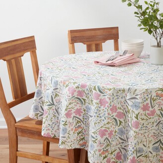 Threshold 70" Cotton Floral Tablecloth