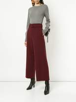 Thumbnail for your product : G.V.G.V. Cady belted wide leg trousers