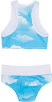 Thumbnail for your product : Submarine SKY-PATTERN TWO-PIECE SWIMSUIT