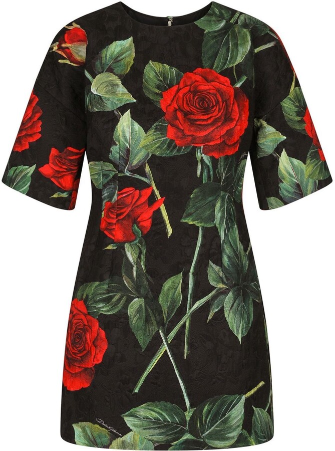 Dolce Gabbana Rose Dress | ShopStyle