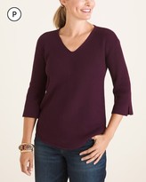 Thumbnail for your product : Chico's Petite Ribbed Pullover