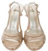 Thumbnail for your product : Stuart Weitzman Glitter Platform Sandals