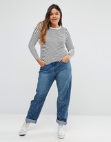 Thumbnail for your product : Alice & You Eyelet Boyfriend Jeans