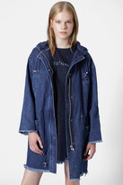 Thumbnail for your product : Topshop Marques'Almeida for Oversized Denim Parka (Juniors)