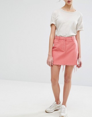 Weekday Skirt With Raw Hem