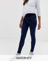 Thumbnail for your product : New Look Maternity jeggings in blue