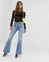 Thumbnail for your product : Miss Sixty flare jean with front pocket detail-Blue