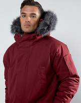 Thumbnail for your product : Bellfield Parka With Faux Fur Hood