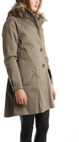Thumbnail for your product : L'Agence Parka with Faux Fur in Khaki