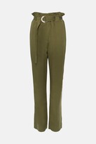 Thumbnail for your product : Karen Millen Soft Tencel Woven Belted Trouser