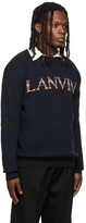 Thumbnail for your product : Lanvin Navy Jacquard Sweater