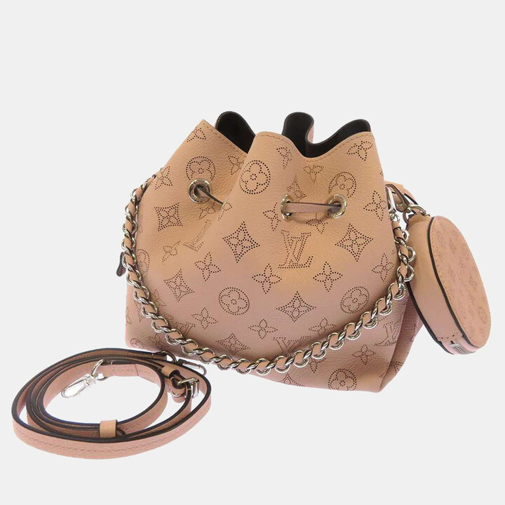 Louis Vuitton Galet Monogram Mahina Leather Bella Bucket Bag Louis Vuitton