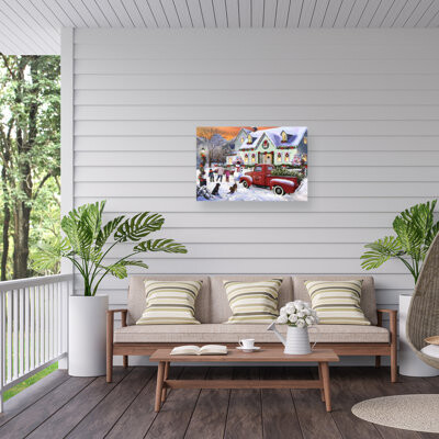 Winston Porter GL Studio Two Turtle Doves Outdoor Canvas