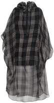 Thumbnail for your product : Brunello Cucinelli Checked Silk-chiffon Hooded Tunic
