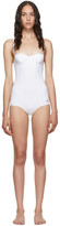 Thumbnail for your product : Dolce & Gabbana White Cup One-Piece Swimsuit