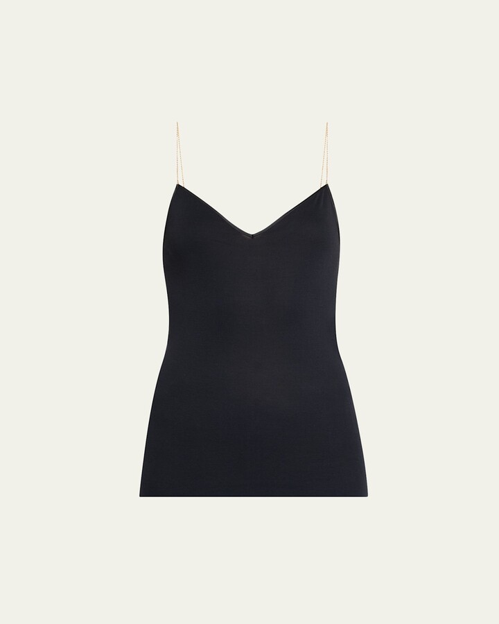 Hanro Chain-Strap Cotton Cami