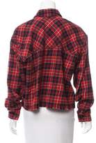 Thumbnail for your product : Pinko Distressed Plaid Button-Up