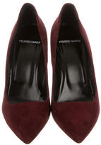 Thumbnail for your product : Pierre Hardy Suede Pointed-Toe Pumps