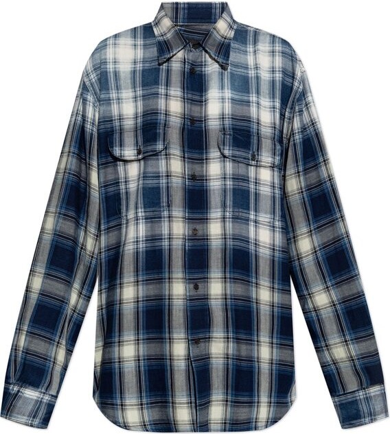 DSQUARED2 Checked Long-Sleeved Shirt