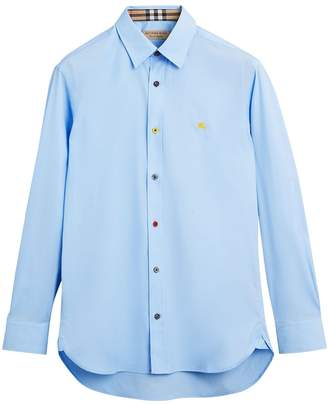 Burberry Equestrian Embroidered Shirt