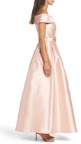 Thumbnail for your product : Eliza J Women's Belted Mikado Ballgown