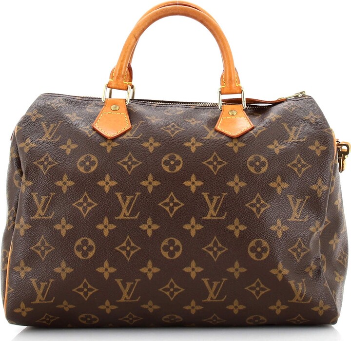 Louis Vuitton Speedy Crossbody Bags & Handbags Canvas Exterior for