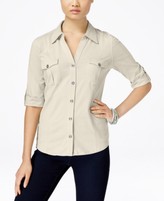 Thumbnail for your product : Style&Co. Style & Co Utility Shirt, Created for Macy's