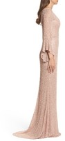 Thumbnail for your product : Mac Duggal Women's Beaded Bell Sleeve Gown