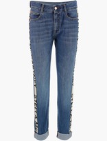 Thumbnail for your product : Stella McCartney Jacquard Logo Bands Denim Women's Jeans