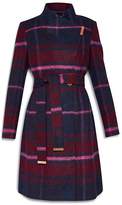 Thumbnail for your product : Ted Baker Fredye Check Long Wrap Coat