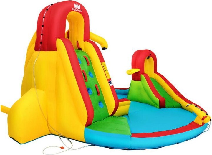 Slickblue Kids Gift Inflatable Water Slide Bounce Park Fun Outdoor Playset for Summer Play