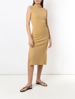 Thumbnail for your product : LUIZA BOTTO Sleeveless Braided-Collar Dress