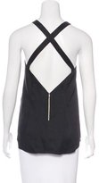 Thumbnail for your product : L'Agence Linen-Blend Sleeveless Top
