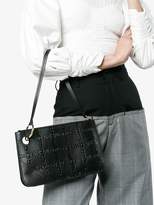 Thumbnail for your product : J.W.Anderson Black Pierce Logo Embossed Leather Clutch